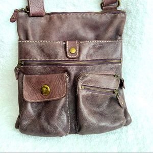 Roots Crossbody Venetian Village bag (Purple)